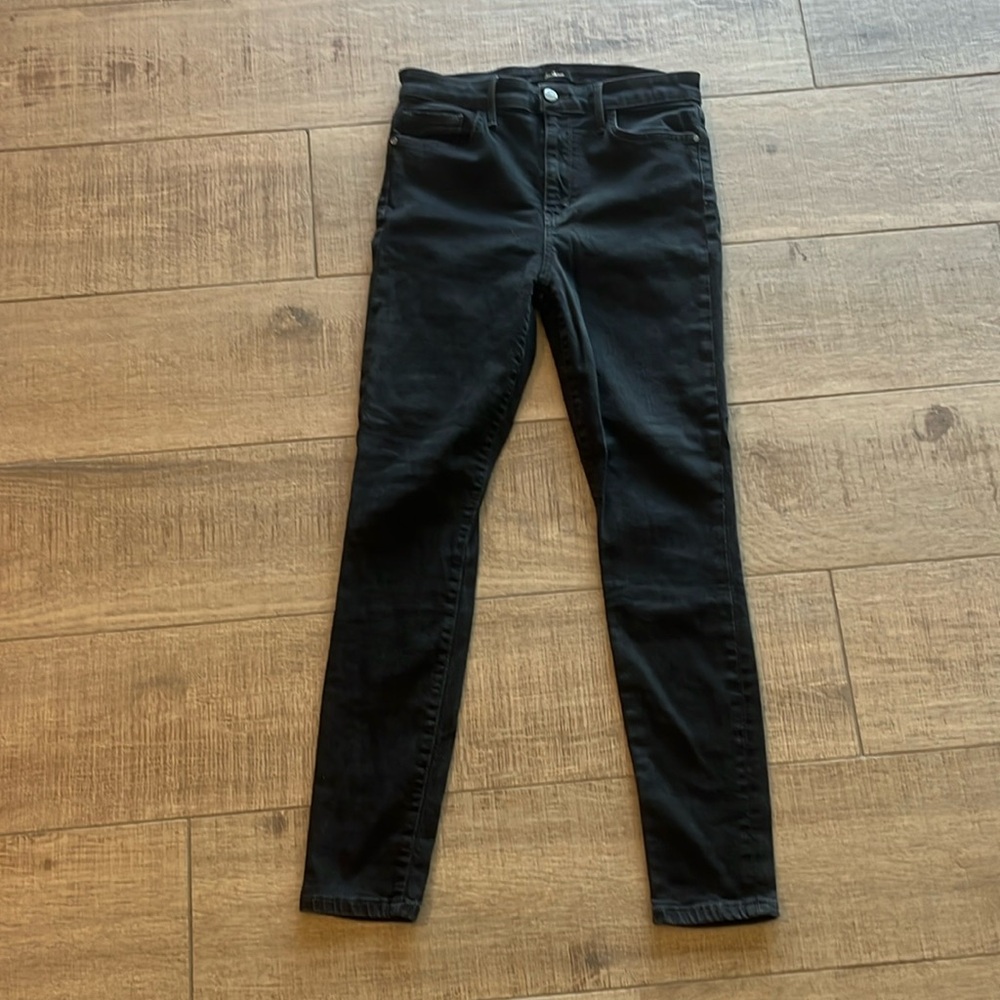 Sam Edelman high rise skinny ankle jeggings pants jeans sz 29 Black